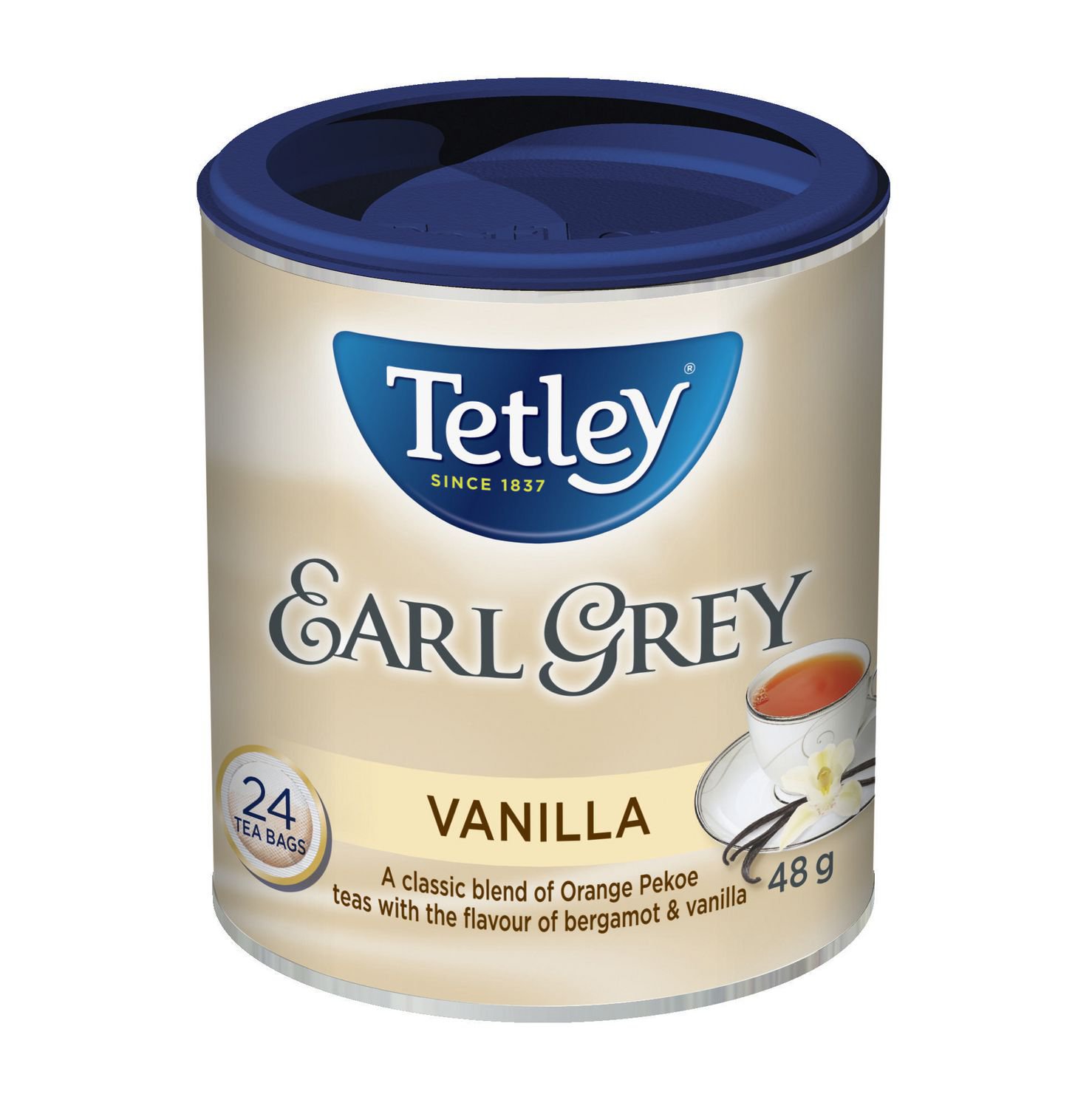 Tetley Earl Grey Vanilla 24 tea bags