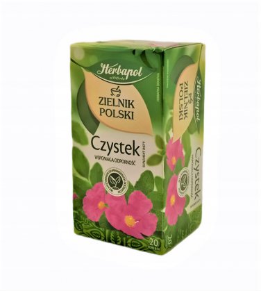 Herbapol Rockrose Cistus Herbal Tea Czystek Cleansing Immunity Herbal Tea 20ct &Acirc;&middot; Product of Poland