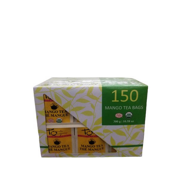 Discover Organic Mango Green Tea Cube 150 bags Touch Organic + free