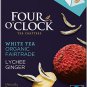 FOUR O'CLOCK Lychee Ginger Organic Fairtrade White Tea 15 UN