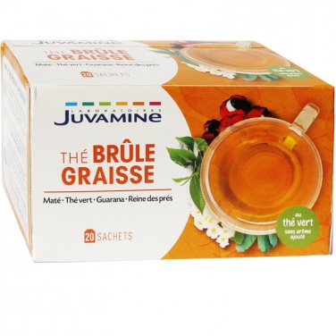 Juvamine Fat Burner with Mate, Green Tea,  Infusion Herbal Tea 20 SACHETS