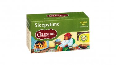 Celestial Seasonings Wellness Tea, Sleepytime 20 tea bags Caffeine-Free Herbal Tea