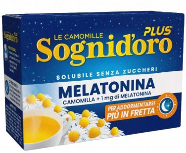 Sogni d'oro Plus Chamomile Camomile Melatonina - Product of Italy