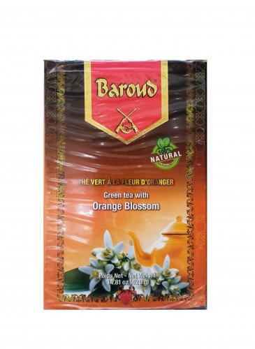 Baroud Moroccan Premium Green Tea with Orange Blossom 420g