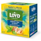 LOYD Green Tea with Mint Tea and Manuka Honey Taste the world · Product of Poland LOYD Green Tea with Mint Tea and Manuka Honey Taste the world · Product of Poland