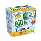 La Tisaniere Night Orange Blossom Herbal Tea Infusion La Tisane Nuit Oranger BIO 20 SACHETS