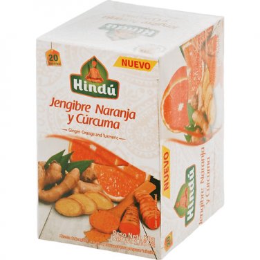 Hindu Ginger Orange and Turmeric Tea 20 tea bags