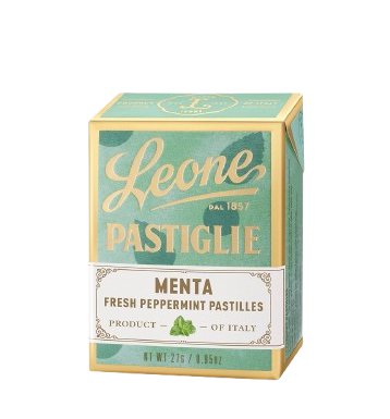 Pastiglie Leone Peppermint Leone Candy Original 27gr Gluten-free, Vegan