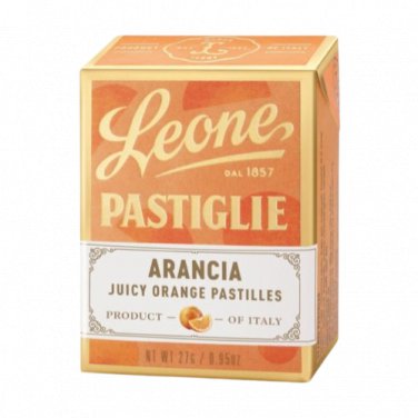 Pastiglie Leone Orange Leone Candy Original 27gr Gluten-free, Vegan