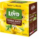 LOYD Yerba Mate with Mint, Lemongrass & Lemon 34g 20ct  · Product of Poland