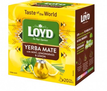 LOYD Yerba Mate with Mint, Lemongrass & Lemon 34g 20ct  &Acirc;&middot; Product of Poland