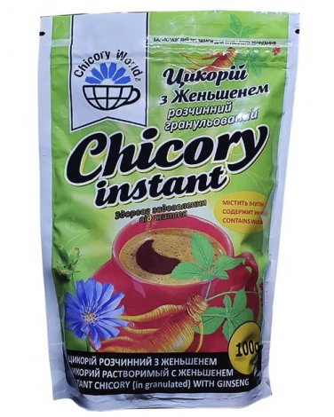 Chicory world instant granulated chicory with ginseng 100g