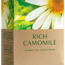 Greenfield Tea Rich Chamomile 25 tea bags · Product of Russia