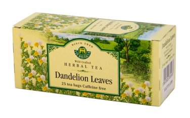 Dandelion 25 tea bags Herbaria wild crafted since 1949