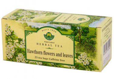 Herbaria Premium Wild Crafted Hawthorn Flower Tea (25 Bags) &acirc;�� Imported from Hungary