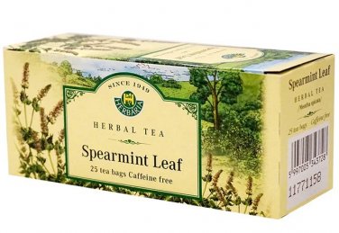 Spearmint Leaf 25 tea bags Herbaria wild crafted since 1949