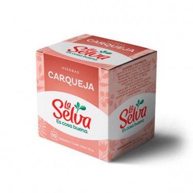 La Selva Premium Carqueja Traditional Herbal Tea 10 Bags - Imported from Uruguay