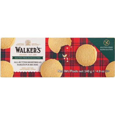 Walker's Gluten Free Shortbread Thistle Rounds Cookies 140g - Imported from Scotland