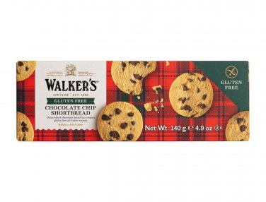Walker's Shortbread Gluten-Free Chocolate Chip Cookies 140g Box - Imported from Scotland