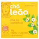 Leao Chamomile Herbal Tea, Leão Cha de Camomila 10ct · Product of Brazil