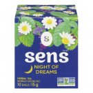 S Sense Night of Dreams Premium Herbal Tea 10 Filter Bags - Made in Canada