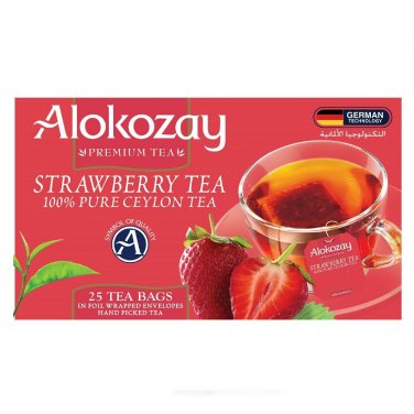Alokozay Black Tea with Strawberry flavour 25ct