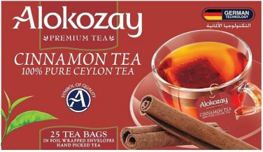Alokozay Ceylon Black tea with Cinnamon flavour 25ct