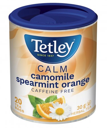 Tetley Live Calm Camomile, Spearmint & Orange 20 tea bags &Acirc;&middot; Product of England