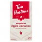 Tim Hortons Apple Cinnamon Tea Bags, Flavoured Herbal Tea, 20 Count