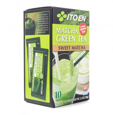 Ito En Instant Sweet Matcha Green Tea Powder (10 Packets) 4.2 oz (120g) &acirc;�� Imported from Japan