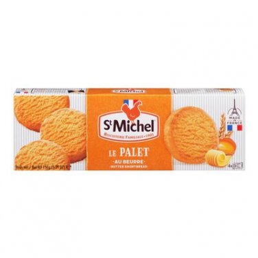 France St Michel Butter Shortbread Cookies, 150g Le Palet