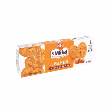France St Michel Crispy Caramel Palmiers, 100g