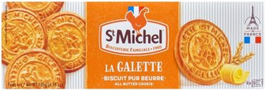 France St Michel Butter Shortbread Cookies, 130g La Galette