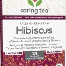 NOW Caring Tea Organic Hibiscus 24 tea bags