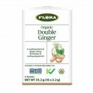 FLORA, Double Ginger Tea, Herbal Tea, 16 tea bags