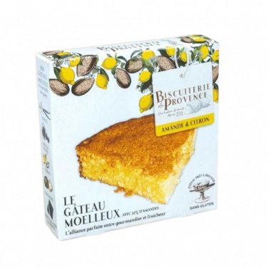 Soft Almond & Lemon Cake from Biscuiterie de Provence 240g - Product of France