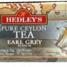 Hedleys Premium Ceylon Earl Grey Tea All Natural Citrus Bergamot Blend 25 Tea Bags