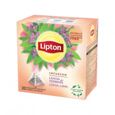 Lipton Lemon Verbena 20 Tea Bags Lucia-Lima &Acirc;&middot; Product of Portugal