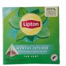 Lipton Green Tea Intense Mint, The Vert Menthe Intense 20 Tea Bags · Product of France