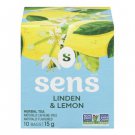 SSense Organic Linden & Lemon Zest Herbal Tea 10 Tea Bags - Made in Canada