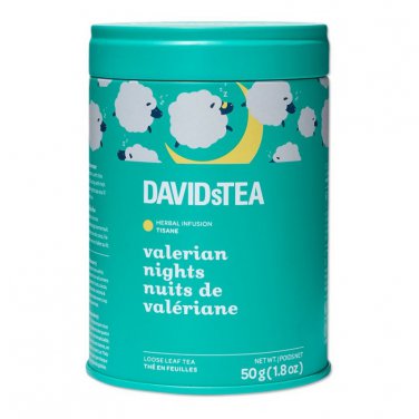 DAVIDsTEA Herbal Infusion Tisane Valerian Nights 50g