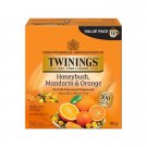 Twinings Honeybush and Mandarin Herbal Tea 50ct · Product of England