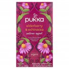Pukka Herbs Premium Elderberry & Echinacea Organic Herbal Tea (20 Sachets) – Caffeine-Free Blend