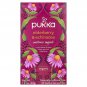 Pukka Herbs Premium Elderberry & Echinacea Organic Herbal Tea (20 Sachets) – Caffeine-Free Blend