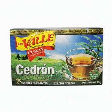 Cedron Herbal Tea 25 Tea Bags - Imported from Peru
