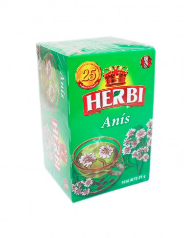 Herbi Anise Seed Tea Anis 25 Tea Bags