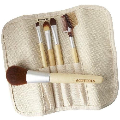 Ecotools 5 Piece Makeup Brush Set - Deluxe Cosmetic Brushes with Holder - Was $28.99 NOW ONLY