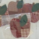 Paper Pieced Apple Coasters