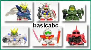 Gashapon SD Gundam Part 19 Wing Tallgeese Leo GM Zaku