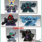 Gashapon SD Gundam Part 18 NT-1 Dom GM Zaku Zook 6 pcs